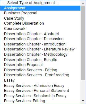 globalassignmenthelp.com.au type of assignment