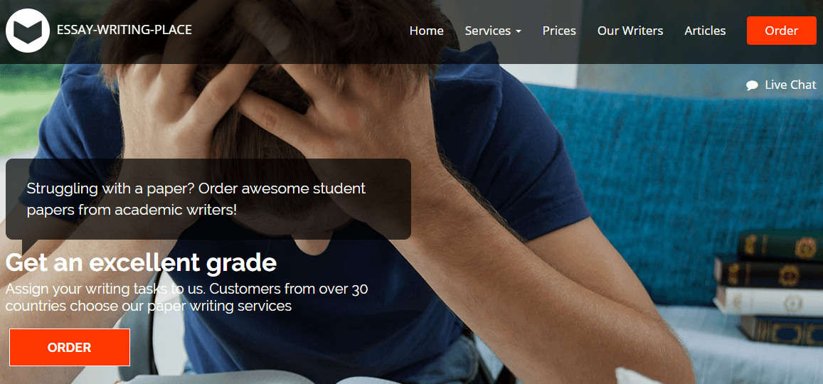 au.essay-writing-place.com home page