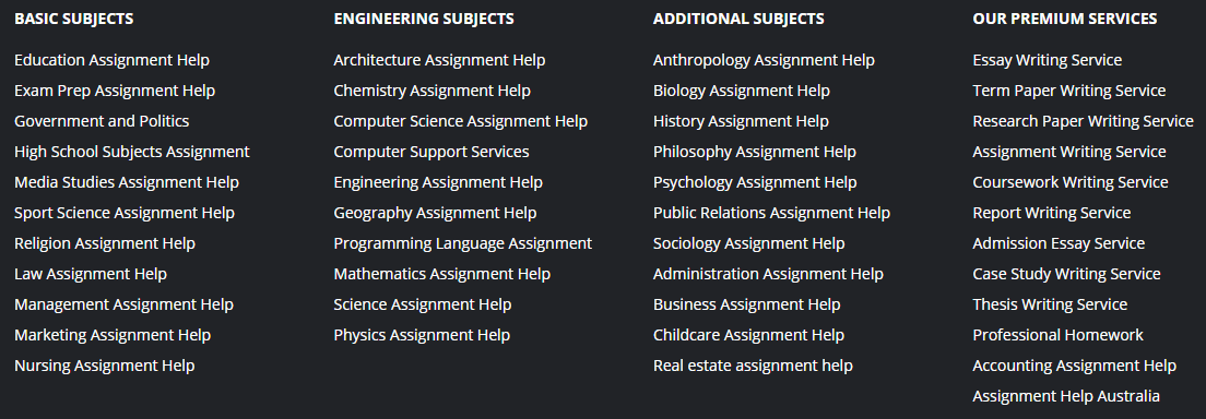 assignmenthelpnow.com.au services