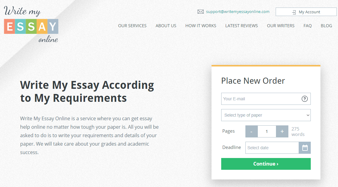 write my essay login